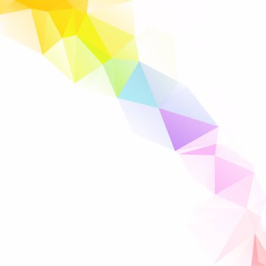 Renkli poligonal mozaik arka plan yaratıcı tasarım şablonları