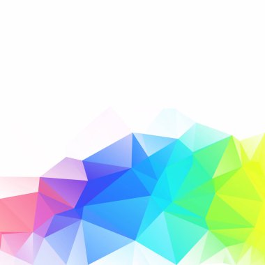 Renkli poligonal mozaik arka plan yaratıcı tasarım şablonları