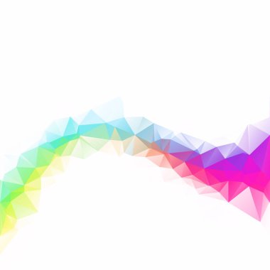 Renkli poligonal mozaik arka plan yaratıcı tasarım şablonları