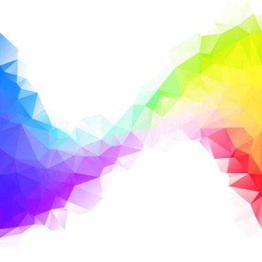 Renkli poligonal mozaik arka plan yaratıcı tasarım şablonları