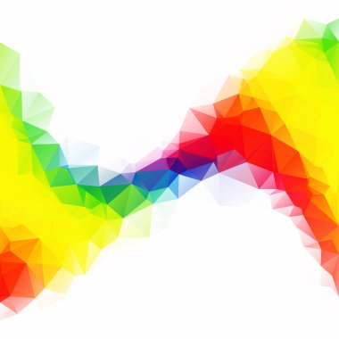 Renkli poligonal mozaik arka plan yaratıcı tasarım şablonları