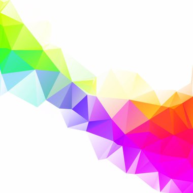 Renkli poligonal mozaik arka plan yaratıcı tasarım şablonları