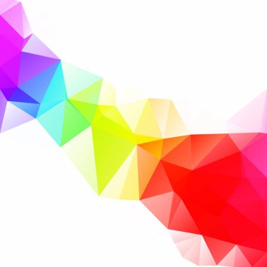 Renkli poligonal mozaik arka plan yaratıcı tasarım şablonları