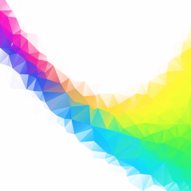 Renkli poligonal mozaik arka plan yaratıcı tasarım şablonları