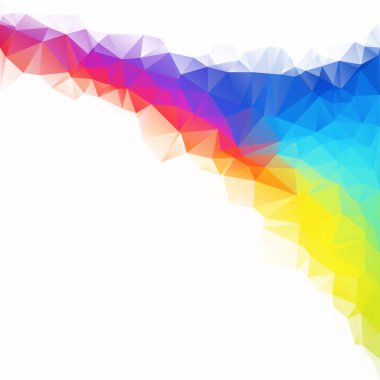 Renkli poligonal mozaik arka plan yaratıcı tasarım şablonları