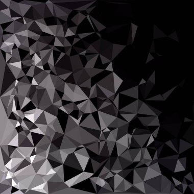 Siyah poligonal mozaik arka plan, yaratıcı tasarım şablonları