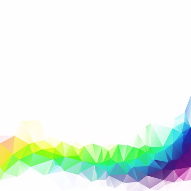 Renkli poligonal mozaik arka plan yaratıcı tasarım şablonları