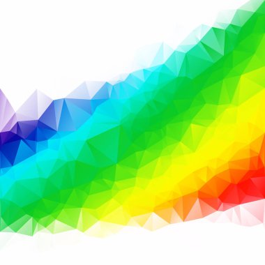 Renkli poligonal mozaik arka plan yaratıcı tasarım şablonları