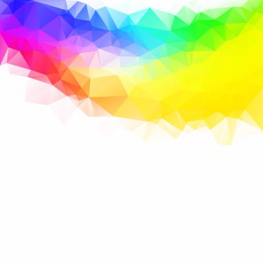 Renkli poligonal mozaik arka plan yaratıcı tasarım şablonları