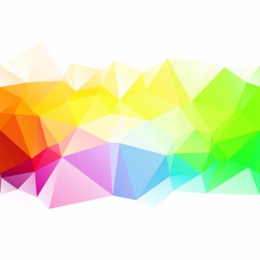 Renkli poligonal mozaik arka plan yaratıcı tasarım şablonları