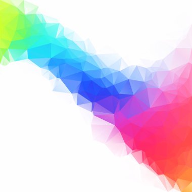 Renkli poligonal mozaik arka plan yaratıcı tasarım şablonları