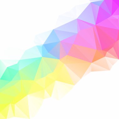Renkli poligonal mozaik arka plan yaratıcı tasarım şablonları
