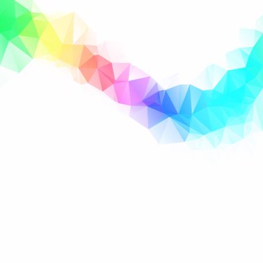 Renkli poligonal mozaik arka plan yaratıcı tasarım şablonları