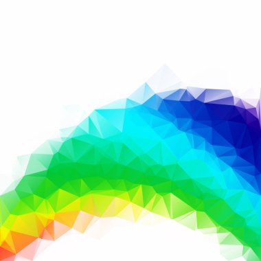 Renkli poligonal mozaik arka plan yaratıcı tasarım şablonları