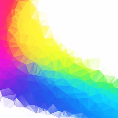 Renkli poligonal mozaik arka plan yaratıcı tasarım şablonları