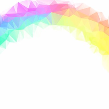 Renkli poligonal mozaik arka plan yaratıcı tasarım şablonları