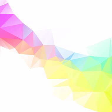 Renkli poligonal mozaik arka plan yaratıcı tasarım şablonları