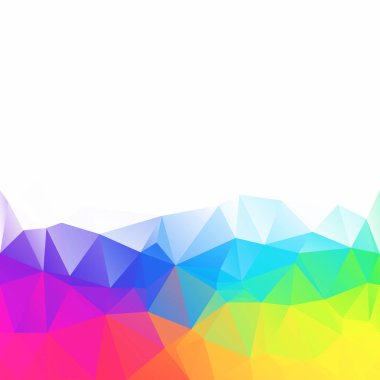 Renkli poligonal mozaik arka plan yaratıcı tasarım şablonları