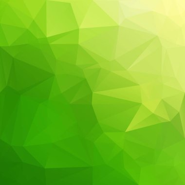 Yeşil Çokgen Mozaik Arkaplan, Yaratıcı Tasarım Şablonları