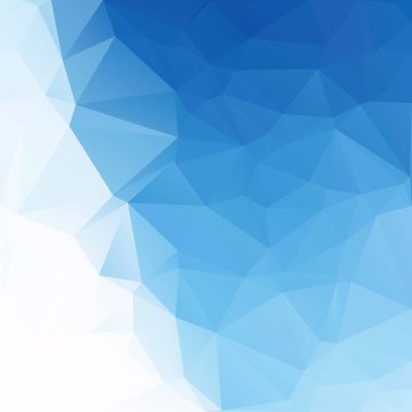 mavi çokgen mozaik arkaplan, yaratıcı tasarım şablonları