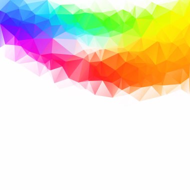 Renkli poligonal mozaik arka plan yaratıcı tasarım şablonları