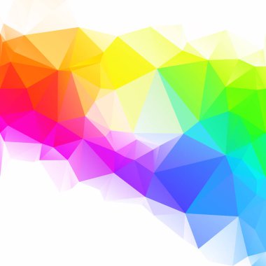 Renkli poligonal mozaik arka plan yaratıcı tasarım şablonları
