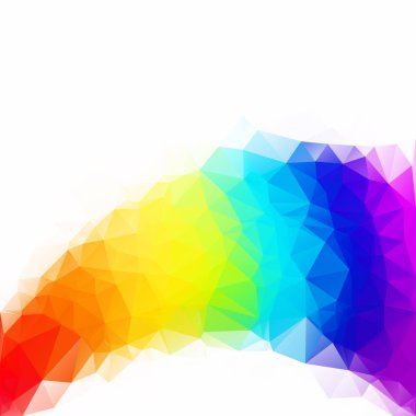 Renkli poligonal mozaik arka plan yaratıcı tasarım şablonları