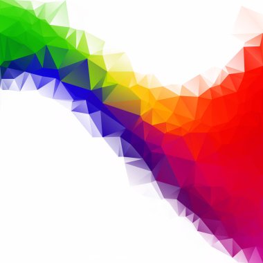 Renkli poligonal mozaik arka plan yaratıcı tasarım şablonları