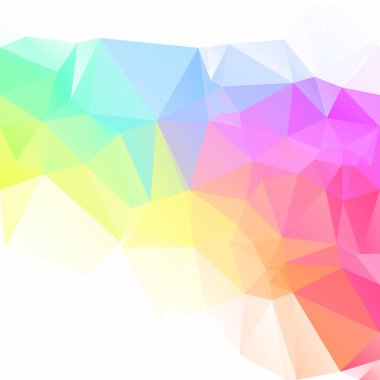 Renkli poligonal mozaik arka plan yaratıcı tasarım şablonları