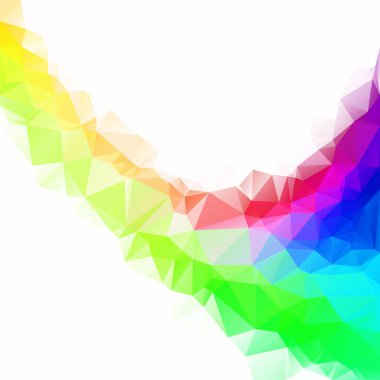 Renkli poligonal mozaik arka plan yaratıcı tasarım şablonları