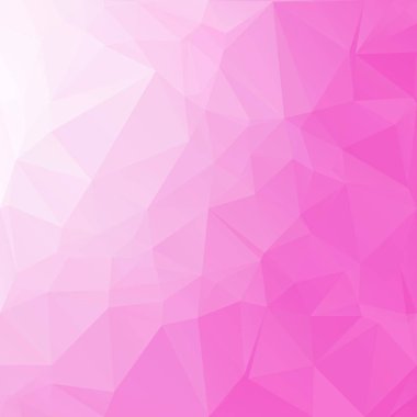 Pembe Çokgen Mozaik Arkaplan, Yaratıcı Tasarım Şablonları
