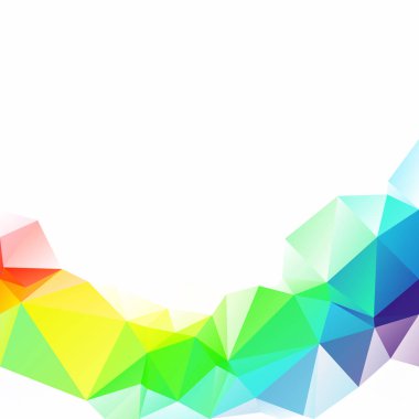 Renkli poligonal mozaik arka plan yaratıcı tasarım şablonları