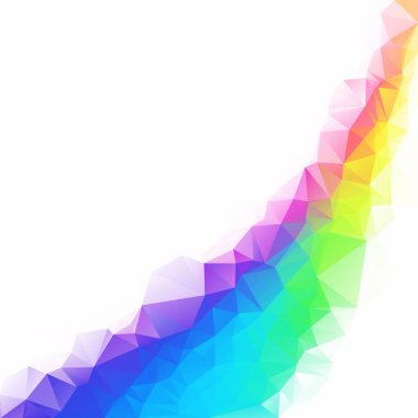 Renkli poligonal mozaik arka plan yaratıcı tasarım şablonları
