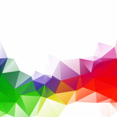 Renkli poligonal mozaik arka plan yaratıcı tasarım şablonları