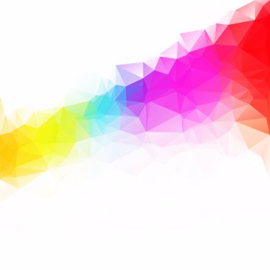 Renkli poligonal mozaik arka plan yaratıcı tasarım şablonları