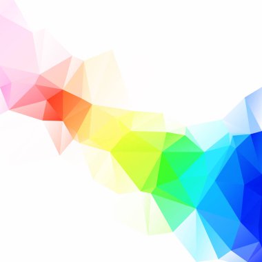 Renkli poligonal mozaik arka plan yaratıcı tasarım şablonları