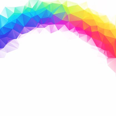 Renkli poligonal mozaik arka plan yaratıcı tasarım şablonları