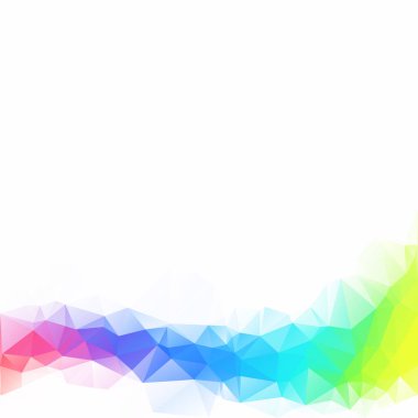 Renkli poligonal mozaik arka plan yaratıcı tasarım şablonları