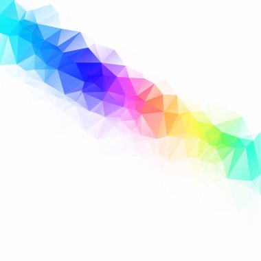 Renkli poligonal mozaik arka plan yaratıcı tasarım şablonları