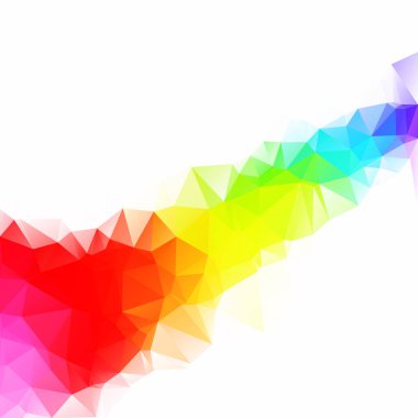 Renkli poligonal mozaik arka plan yaratıcı tasarım şablonları