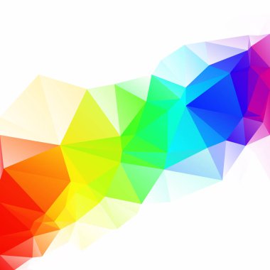 Renkli poligonal mozaik arka plan yaratıcı tasarım şablonları