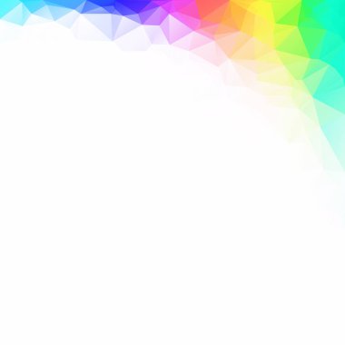 Renkli poligonal mozaik arka plan yaratıcı tasarım şablonları