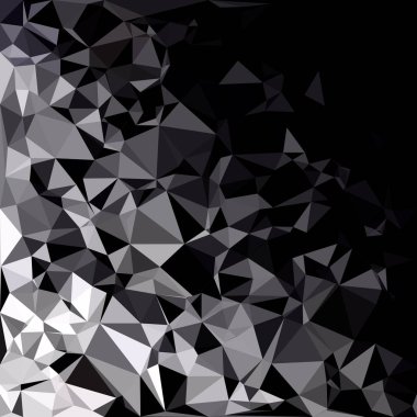 Siyah poligonal mozaik arka plan, yaratıcı tasarım şablonları