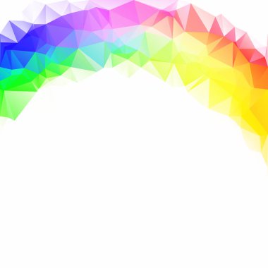 Renkli poligonal mozaik arka plan yaratıcı tasarım şablonları