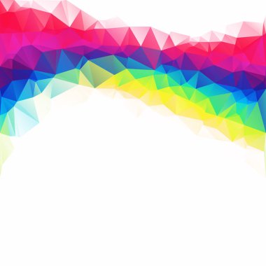 Renkli poligonal mozaik arka plan yaratıcı tasarım şablonları