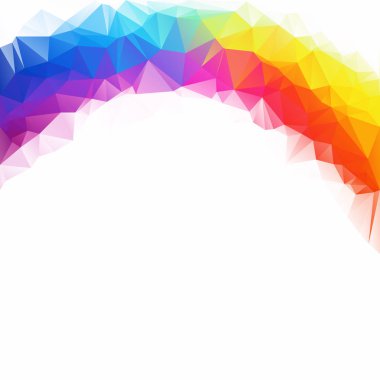 Renkli poligonal mozaik arka plan yaratıcı tasarım şablonları