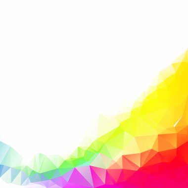 Renkli poligonal mozaik arka plan yaratıcı tasarım şablonları