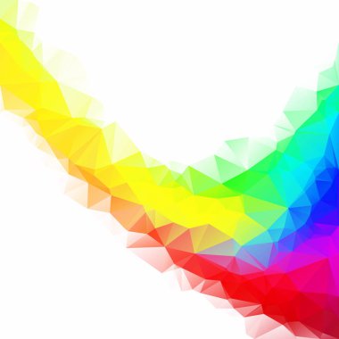 Renkli poligonal mozaik arka plan yaratıcı tasarım şablonları