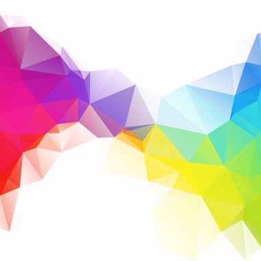 Renkli poligonal mozaik arka plan yaratıcı tasarım şablonları