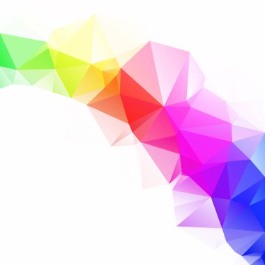 Renkli poligonal mozaik arka plan yaratıcı tasarım şablonları